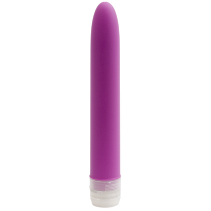 Doc Johnson Novelties Velvet Touch Vibe 7 Inches Magenta Purple - Powerful Waterproof Vibrator for Intense Pleasure