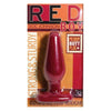 Red Boy RB-500 Medium Butt Plug for Intense Anal Pleasure - Red