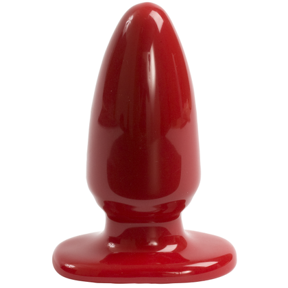 Red Boy Large Butt Plug - Model RB-5 - Unisex Anal Pleasure Toy - Vibrant Red