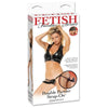 Fetish Fantasy Posable Partner Strap-on Black - The Ultimate Pleasure Tool for Intimate Exploration - Adult Naughty Store