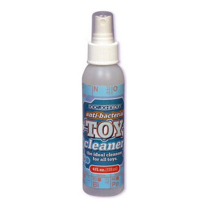 Doc Johnson Novelties Anti-Bacterial Toy Cleaner Spray 4oz. - Effective Cleaning Solution for All Sex Toys - Model: ABTC4 - Unisex - Ensures Hygiene and Longevity - Transparent