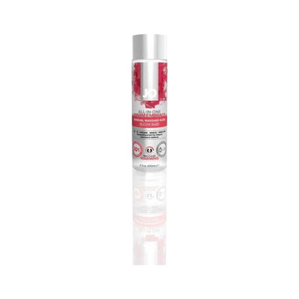 JO Massage Glide Warming 4 oz - Peppermint Scented Tasteless Massage Oil for Silky Smooth Skin - Long Lasting, Latex Safe, Aroma Therapeutic - Ideal for Couples - Water-Compatible - Gender-Ne - Adult Naughty Store