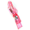 Introducing the Pleasure Pro Triple Stimulator Vibrator - Model TETSV-01 - Women's Ultimate Ecstasy - Pink - Adult Naughty Store