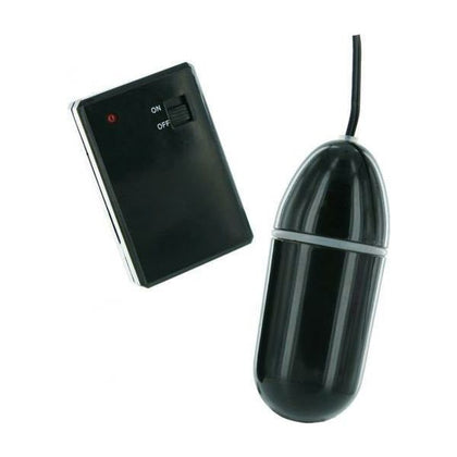 Introducing the Luxuria Sensa Pleasure Control Bullet Vibrator - Model RC-200X: Wireless Delight for Unparalleled Pleasure in Black