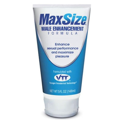 MaxSize Male Enhancement Cream 5oz - Enhance Your Pleasure with the Revolutionary Transdermal Formula