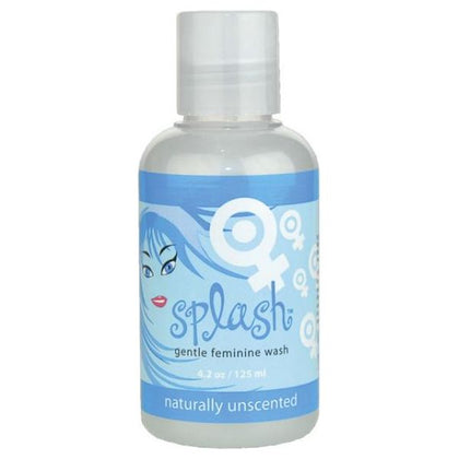 Sliquid Splash Feminine Wash - Unscented, pH-Balanced Intimate Cleanser for Women, 4.2oz - Adult Naughty Store