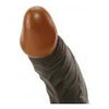 All American Whopper AW-6.5 Realistic Dildo with Suction Cup - Brown - Lifelike Pleasure, Hands-Free Fun - Male, Anal Stimulation - Adult Naughty Store