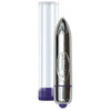 Rocks-Off RO-80mm Bullet Vibrator Silver - Powerful Micro Vibe for Targeted Stimulation, Unisex Pleasure Toy