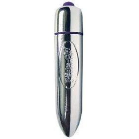 Rocks-Off RO-80mm Bullet Vibrator Silver - Powerful Micro Vibe for Targeted Stimulation, Unisex Pleasure Toy