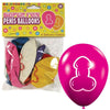 Super Fun Penis Balloons - Pack of 8 Assorted Colors