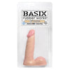 Basix Rubber Works 6 Inch Dong - Realistic PVC Dildo with Balls | Model 6RD-175 | Unisex Pleasure Toy | Lifelike Texture | Flesh Color - Adult Naughty Store