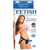 Fetish Fantasy First Timers Strap-On Set - Blue, Beginner's Harness with Removable 5.5