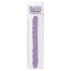 Basix Rubber Works 16 inches Double Dong Purple - Premium American-Made Dual Pleasure Silicone Dildo for All Genders - Adult Naughty Store