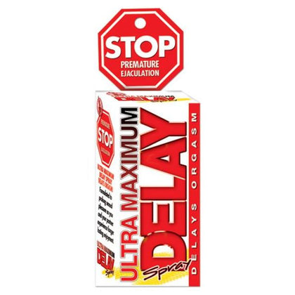 Stop Ultra Maximum Delay Spray - Advanced Male Genital Desensitizer for Prolonged Pleasure - Adult Naughty Store