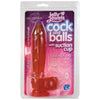 Doc Johnson Reserve Ruby Jelly Jewels 8 Inch Suction Cup C*ck and Balls - Ultimate Pleasure for Men and Women