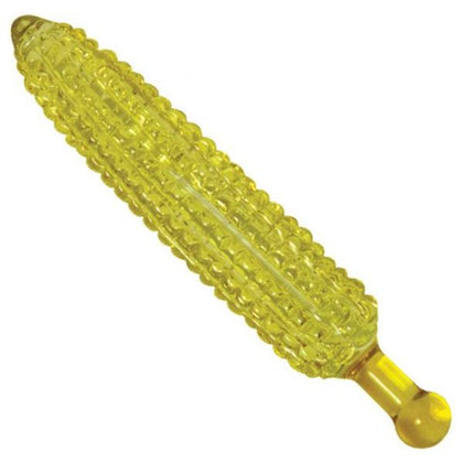 Jasper Corn Glass Gem Dildo - Hypoallergenic Blown Glass Wand for Pleasurable Stimulation - Model JCGD-001 - Unisex - Intimate Pleasure - Stunning Jasper Color - Adult Naughty Store