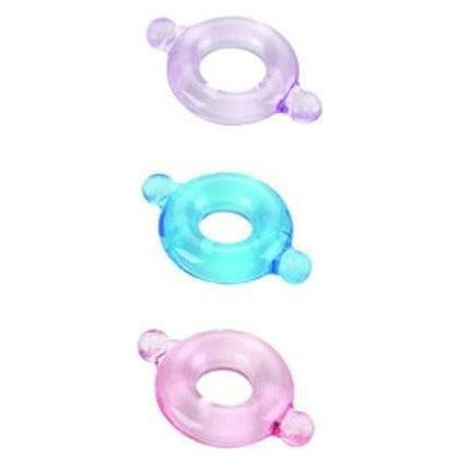 Elastomer C Ring Set - Blue, Purple, Pink

Introducing the Sensa Pleasure Co. Elastomer C Ring Set - Model ECR-3BPP: The Ultimate Pleasure Enhancer for Him and Her, Designed for Extended Intimacy and Intensified Climaxes