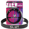 Elegant Leather Collar for Submissive Play - Model SLC-001 - Unisex - Neck Restraint - Black