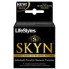 Lifestyles Skyn Non-Latex Condoms 3 Pack - Premium Polyisoprene Ultra-Smooth Lubricated Condoms for Enhanced Pleasure - Model SKYN-3 - Non-Latex, Long Lasting, Next Generation Sexual Protecti - Adult Naughty Store