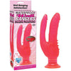 Waterproof Wall Bangers Double Penetrator Pink Suction Cup - Adult Naughty Store