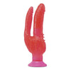 Waterproof Wall Bangers Double Penetrator Pink Suction Cup - Adult Naughty Store