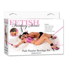 Fetish Fantasy Pink Passion Bondage Kit - Beginner's Nylon Restraint Set for Couples, Model FPB-1001, Unisex, Full Body Restraint, Pink