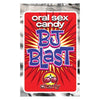 BJ Blast Cherry Fizzing Oral Sex Candy - Explosive Pleasure for All Genders - Model X123 - Intense Pleasure for Oral Stimulation - Vibrant Red Color - Adult Naughty Store