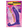 Purple Double Penetrator C-Ring - Ultimate Pleasure for Him and Her - Model DP-200 - Waterproof - Batteries Included - Adult Naughty Store