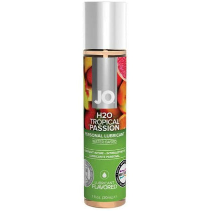 System JO H2O Flavored Lubricant Tropical Passion 1oz

Introducing the System JO H2O Flavored Lubricant Tropical Passion 1oz: The Perfect Pleasure Enhancer for Unforgettable Sensations!