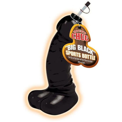 Dicky Chug Jumbo Sports Bottle - Black, Pleasure Enhancing Hydration