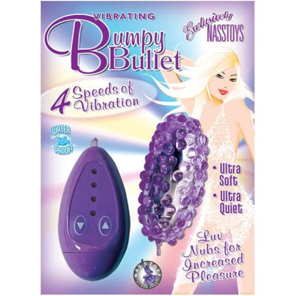 SensaPleasure VPB-001 Vibrating Bumpy Bullet - Powerful Purple Pleasure for All - Adult Naughty Store