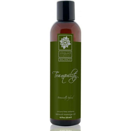 Tranquil Bliss Massage Oil by Balance - Coconut, 8.5oz - Adult Naughty Store