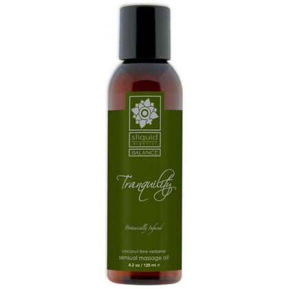 Balance Massage Oil Tranquility Coconut Lime 4.2oz
Sliquid Organic Massage Oil (Coconut/4.2oz)

Introducing the Sliquid Organic Tranquility Coconut Lime Massage Oil - Your Gateway to Serenity and Bliss