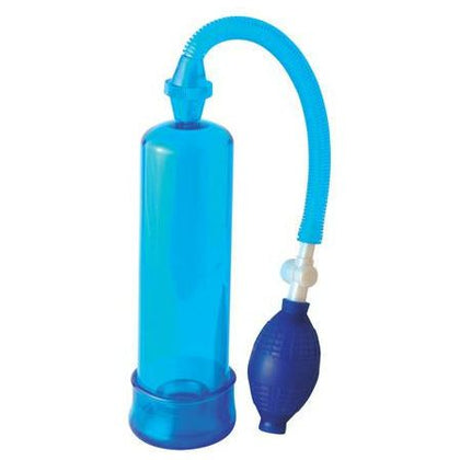 Introducing the Beginner's Power Pump Blue: The Ultimate Male Enhancement Device for Unprecedented Pleasure and Confidence - Adult Naughty Store