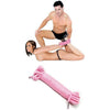 Fetish Fantasy Japanese Silk Rope Pink 35 feet - Premium Shibari Bondage Rope for Sensual Pleasure