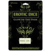 Glow Pleasure Erotic Dice - Glow-in-the-Dark Sensual Game for Couples - Model GPD-001 - Unisex - Explore Kisses, Licks, Teases, and More - Lips, Nipples, Body, Boobs, and Toes - Vibrant Green - Adult Naughty Store