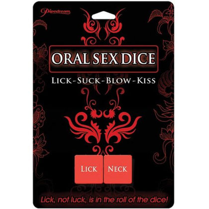 Introducing the Sensual Pleasure Co. Oral Bliss Dice - Model OBD-2021: The Ultimate Intimate Game for Couples
