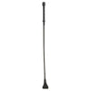 Flexicrop 26 inches Black Leather Riding Crop - Model FRC-26B - Unisex - Intense Impact for BDSM Pleasure - Jet Black