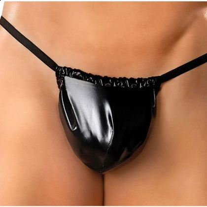Male Power Liquid Onyx Posing Strap One Size Men's Erotic Lingerie G-String MPO-PS-LO-OS
