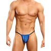 Male Power Satin Lycra Posing Strap - Royal Blue, One Size Men's Underwear for Sensual Intimate Moments - Adult Naughty Store