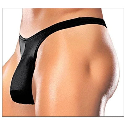 Male Power Bong Thong Underwear Black L-XL - Sensational Men's Lingerie for Unforgettable Pleasure - Adult Naughty Store