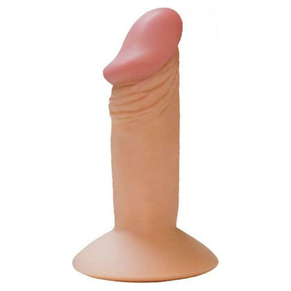 All American Mini Whopper 4 inches Realistic Skin-Flex Dong with Suction Cup Base - Beige - Adult Naughty Store