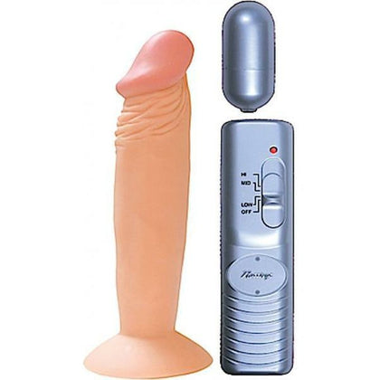 All American Whopper 6-Inch Vibrating Dong - Realistic Pleasure for Him and Her - Beige - Adult Naughty Store