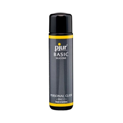 Pjur Basic Silicone Personal Glide 100ml - Premium Silicone Lubricant and Massage Oil for Long-Lasting Pleasure (Model: PB-100)