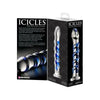 Icicles No 5 Glass Dong 7 Inches Clear: The Exquisite Hand-Blown Glass Pleasure Wand for Unforgettable Sensations - Adult Naughty Store