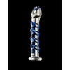 Icicles No 5 Glass Dong 7 Inches Clear: The Exquisite Hand-Blown Glass Pleasure Wand for Unforgettable Sensations - Adult Naughty Store