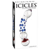 Icicles No. 18 Hand Blown Glass Massager - Elegant Luxury Pleasure Wand for All Genders - Exquisite Design, Hypoallergenic Glass, and Unforgettable Sensations - Sapphire Blue - Adult Naughty Store