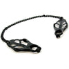 Heart2Heart Jaws Nipple Clamps with Chain - Model H2H-NCJW-BLK - Unleash Pleasure and Pain - Black - Adult Naughty Store