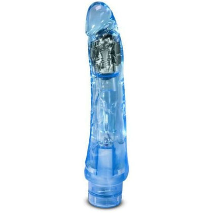 Naturally Yours Mambo Vibrating Dong Blue - Premium 9-Inch Realistic Phthalate-Free Waterproof Vibrator for Sensual Pleasure