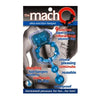 Macho Ultra Erection Keeper Blue Vibrating Cock Ring - The Ultimate Pleasure Enhancer for Him and Her - Adult Naughty Store